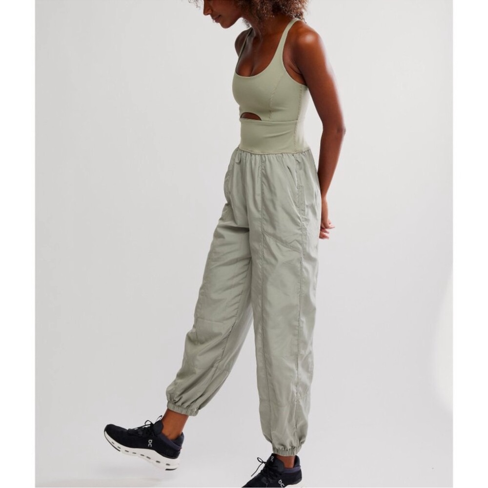 Free People X FP Movement Righteous Onesie in Sage Stone NWT - Picture 2 of 5